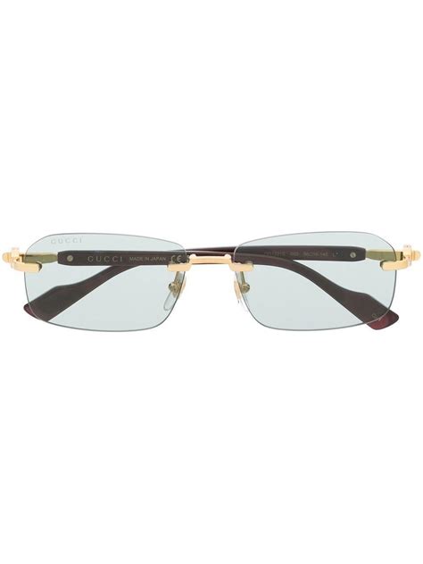 gucci glasses mens 2015|Gucci rimless glasses for men.